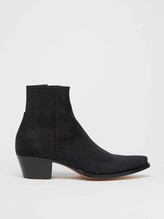 CLINT ANKLE BOOT IN BLACK SUEDE