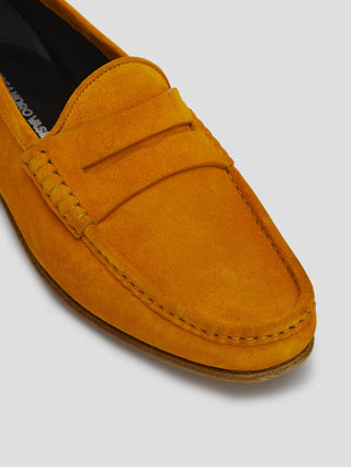 TONY PENNY LOAFER IN  OCRA  SUEDE