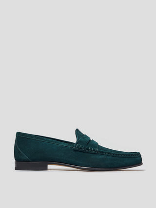 TONY PENNY LOAFER IN EMERALD GREEN SUEDE